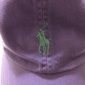 Purple Polo hat